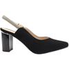 BIOECO SLING BACK 4186 1661 - BLACK SUEDE